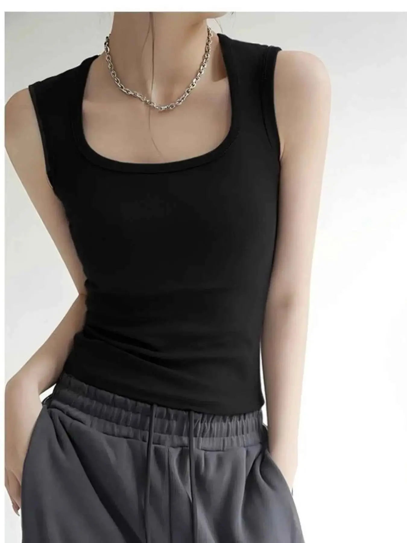 Plus Size Wide Strap Tank