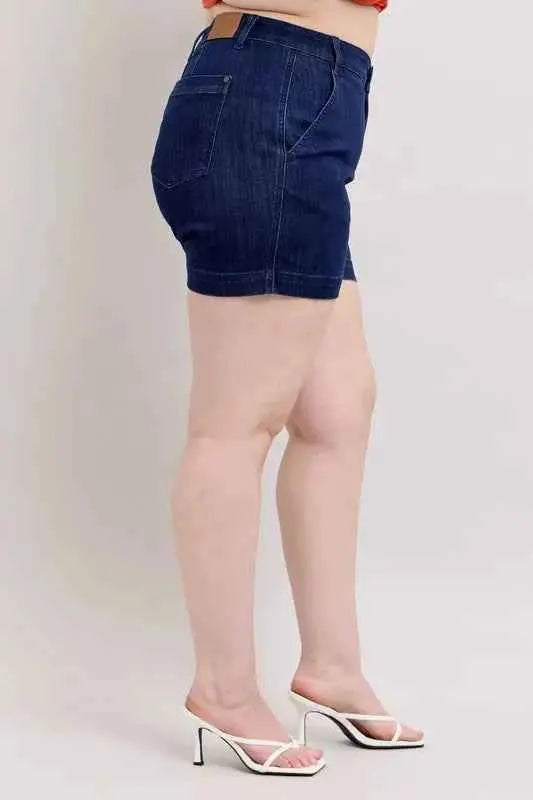 Judy Blue Plus Size High Waist Denim Shorts