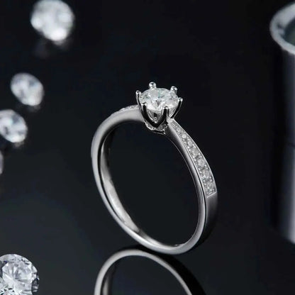 Moissanite 925 Sterling Silver Ring